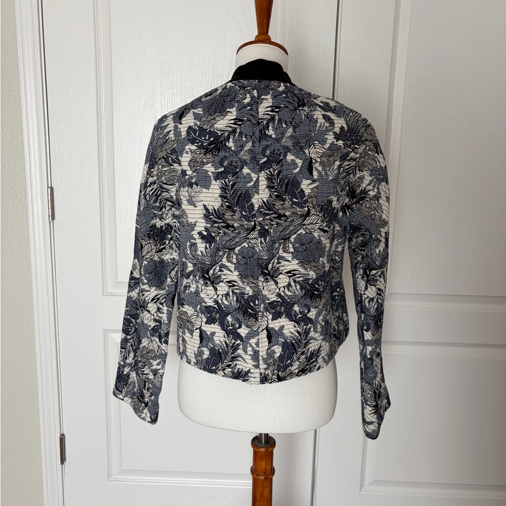 Zara Floral Tapestry Bomber Jacket - Picture 3 of 5